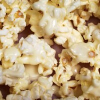 1 lb White Candy Coated Popcorn Vanilla Flavored (1lb Bag) Bulk Candy