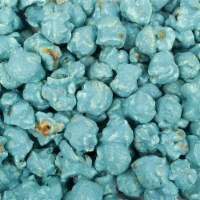 1 lb Light Blue Candy Coated Popcorn Vanilla Flavored (1lb Bag) Bulk Candy