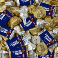 112 pcs Texans Football Party Candy Hershey's Chocolate (1.75 lbs)