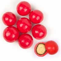 Premium Gourmet Red Candy Milk Chocolate Malted Milk Balls 1.67 lb bag Bulk Candy