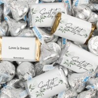 116 Pcs Wedding Candy Favors Hershey's Miniatures & Kisses - Sweetest Day
