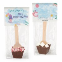 Birthday Hot Chocolate Spoons Milk Chocolate Mini Marshmallows Mermaid