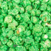 1 lb Green Candy Coated Popcorn Vanilla Flavored (1lb Bag) Bulk Candy