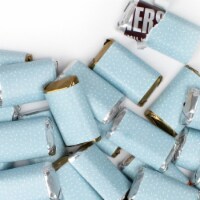 41 Pcs Light Blue Candy Party Favors Hershey's Miniatures Chocolate