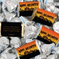116 Pcs Halloween Candy Party Favors Hershey's Miniatures & Kisses - Pumpkins