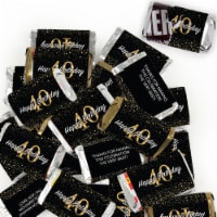 82 Pcs 40th Birthday Birthday Candy Party Favors Hershey's Miniatures Chocolate