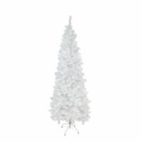 Northlight 7.5' Pencil White Winston Pine Artificial Christmas Tree - Unlit