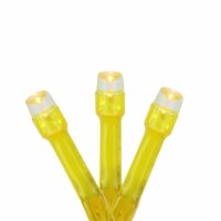 PENN Set of 20 Battery Operated Yellow LED Wide Angle Christmas Lights – Yellow Wire