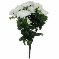 Allstate 32607284 14 in. Chrysanthemum Artificial Spray Flowers, White
