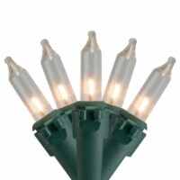Brite Star 300-Count Clear Mini Christmas Light Set, 149.6ft Green Wire