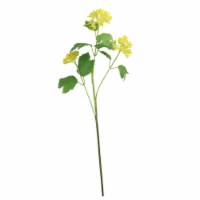 Select Artificials Yellow and Green Queen Ann Lace Artificial Silk Floral Spray