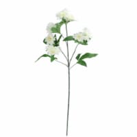 Select Artificials Decorative Cream White Mini Dahlia Artificial Silk Floral Spray