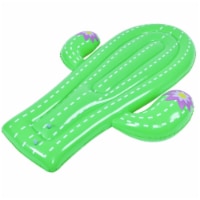 Pool Central 32743672 70.5 in. Inflatable Green Jumbo Cactus Swimming Pool Mattress Float