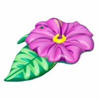 Swim Central 32746005 70 in. Inflatable Summer Hibiscus Flower Lounge Pool Float, Green & Pin