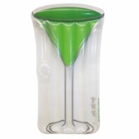 Swim Central 32746015 67 in. Inflatable Transparent Swimming Pool Float, Green & Clear