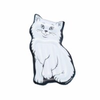 Swim Central 32753518 76 in. Inflatable Kitty Swimming Pool Lounger, Black & White