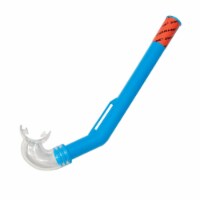 Swim Central 32751298 13 in. Swimming Pool Snorkel, Blue & Clear