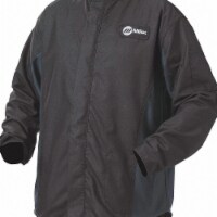 Miller Electric Welding Jacket,2XL,30 ,Black/Navy  247118