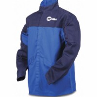 Miller Electric Welding Jacket,Royal/Nvy,Ctn INDURA,2XL  258100