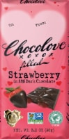 Chocolove Strawberry in Dark Chocolate Candy Bar Perspective: Main