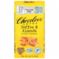 Chocolove Toffee & Almonds in Milk Chocolate