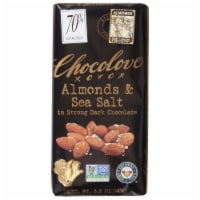 Chocolove Almonds & Sea Salt in Strong Dark Chocolate Bar