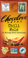 Chocolove Chili Mole Strong Dark Chocolate Bar