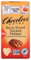 Chocolove® Maple Glazed Salted Pecans in Strong Dark Chocolate Bar