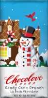Chocolove® Candy Cane Crunch Dark Cholocate Bar Perspective: Main