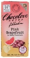 Chocolove Filled Pink Grapefruit in Ruby Chocolate Bar Perspective: Main