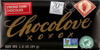 Chocolove Mini Strong Dark Chocolate Bar Perspective: Main