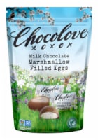 Chocolove® Milk Chocolate Marshmallow Filled Easter Eggs Perspective: Main