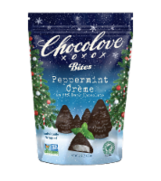Chocolove® Dark Chocolate Peppermint Creme Holiday Candy Bites Perspective: Main