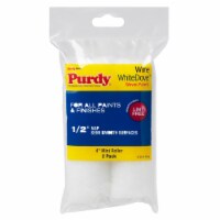 Purdy® 4in Wire Mini Roller replacements (2-Pack) 1/2in nap White Dove