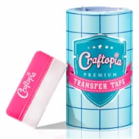 Craftopia 6  x 50' Transfer Paper Tape Roll w/ Blue Align Grid, 10 Bonus Ft