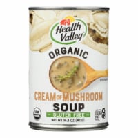 Health Valley Organic Soup - Mushroom Cream - Case of 12 - 14.5 oz.
