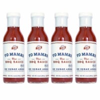 Yo Mama's Foods Keto Barbecue BBQ Sauce (Pack of 4) - Vegan, Gluten Free, Paleo Friendly