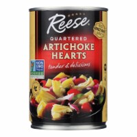 Reese Artichoke Hearts - Quartered - Case of 12 - 14 oz.