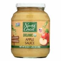 North Coast Organic Apple Sauce - Case of 12 - 24 oz.