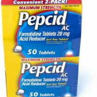 Pepcid AC Acid Reducer Maximum Strength Tablets, (125 Count Total)