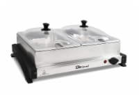 Elite Dual Tray Stainless Steel Buffet Server - Silver Perspective: Main
