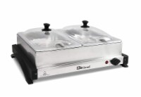 Elite Dual Tray Stainless Steel Buffet Server - Silver Perspective: Main