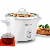 Elite Cuisine ERC-2010 10 Cup Gourmet Rice Cooker with Stainless Steel Cooking Pot