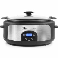 Crock-Pot Cook & Carry Programmable Smart Pot Slow Cooker - Black/Silver, 6  qt - Fred Meyer