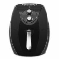 Elite Gourmet Hot Air Fryer - Black/Silver