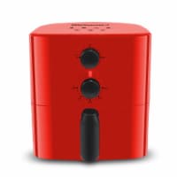 Elite Gourmet Compact Air Fryer - Red