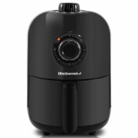 Elite Gourmet 1Qt Compact Air Fryer, Black