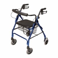 Graham Field Lumex Walkabout Lite Rollator with Seat & 6 Inch Wheels, Royal Blue Perspective: Main