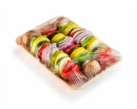 Fresh Cut Vegetable Kabob Skewers Perspective: Main