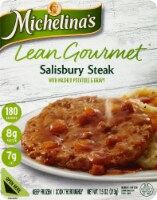 Michelina's Lean Gourmet Salisbury Steak with Mashed Potatoes & Gravy Frozen Meal Perspective: Main
